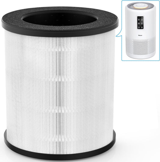 Air Purifier B-D02U Replacement Filter, VEWIOR H13 True HEPA Air Cleaner Filter (Special for B-D02U Air Purifier)(FBA仓发货,亚马逊禁售)