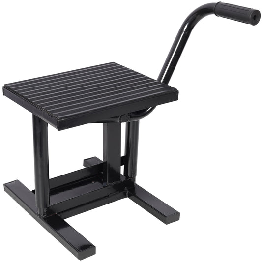 Motorcycle Dirt Bike Stands and Lifts Jack Stand Steel Lift 11 7/8"-16" Adjustable Height 330 LBS Load Capacity Heavy Duty Steel Black