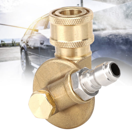 High Pressure Washer Spray Nozzle 7-Level 240° Adjustable Nozzle Tip 1/4 Inch Quick Plug