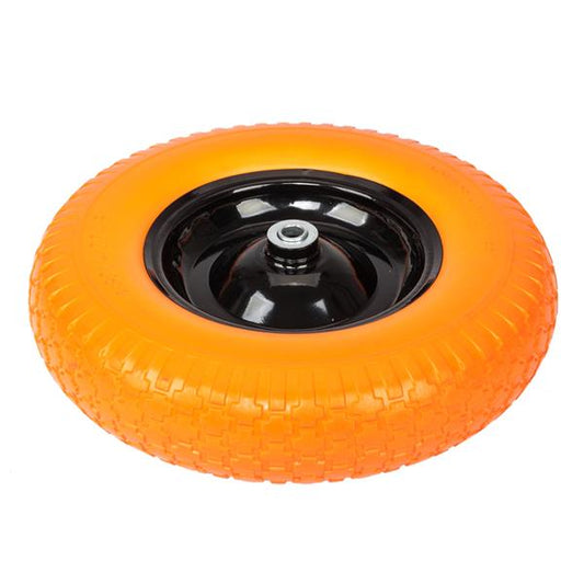 16" Tool Car PU Solid Foaming Wheel Yellow